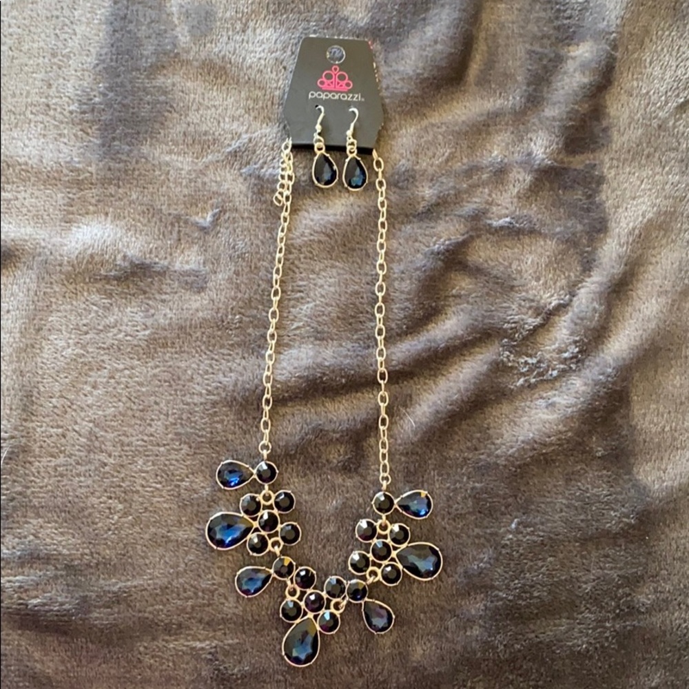 Necklace and earrings